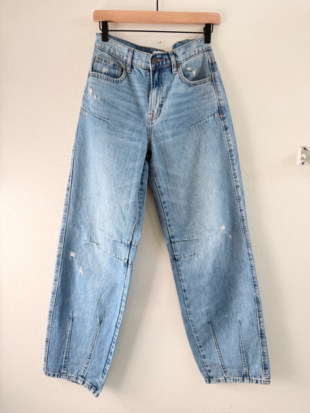 Hidden Los Angeles High Rise Baggy distressed Jeans